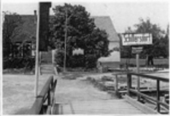 Znak oznaczenia miejscowości od strony Odry