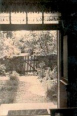 Widok z plebani w Moczyłach