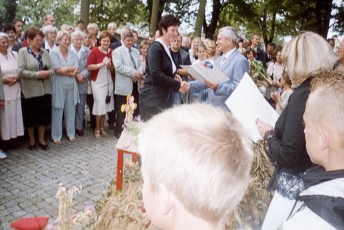 Dożynki rozdanie nagród za najlepszy wieniec